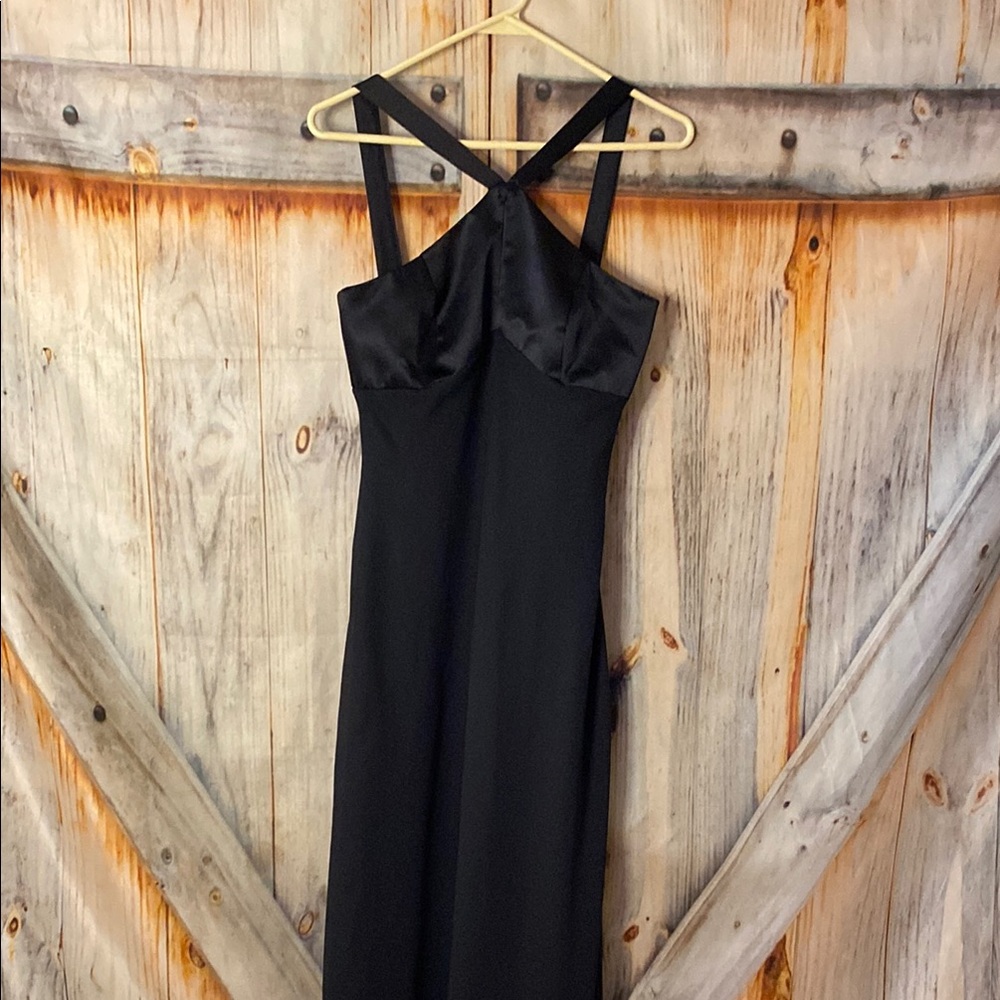 David’s Bridal Elegant Black Maxi Dress - Picture 3 of 8